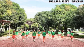 Polka Dot Bikini - Line Dance, Choreo by Wil Bos (NL), Demo by Morning Tea LD