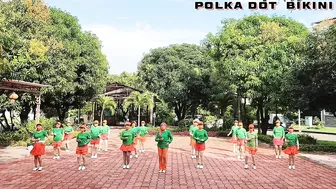 Polka Dot Bikini - Line Dance, Choreo by Wil Bos (NL), Demo by Morning Tea LD