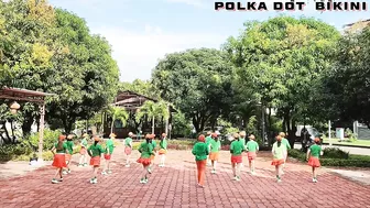 Polka Dot Bikini - Line Dance, Choreo by Wil Bos (NL), Demo by Morning Tea LD