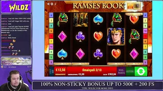 RAMSES BOOK ★ NICE BIG BONUS ★ VIHISLOTS TWITCH STREAM