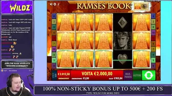 RAMSES BOOK ★ NICE BIG BONUS ★ VIHISLOTS TWITCH STREAM