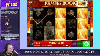 RAMSES BOOK ★ NICE BIG BONUS ★ VIHISLOTS TWITCH STREAM