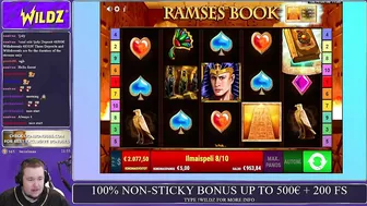 RAMSES BOOK ★ NICE BIG BONUS ★ VIHISLOTS TWITCH STREAM