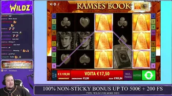 RAMSES BOOK ★ NICE BIG BONUS ★ VIHISLOTS TWITCH STREAM