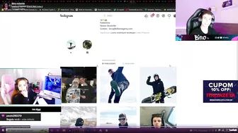 BIRO REAGINDO A ITALIA VENDO O SEU INSTAGRAM "POBREEE"