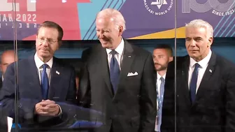 President Joe Biden joins the opening ceremony of the Maccabiah games in Jerusalem