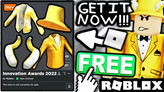 FREE ACCESSORIES! HOW TO GET Gold ‘n’ White Horns, Golden Hat & Jackets! (ROBLOX INNOVATION AWARDS)