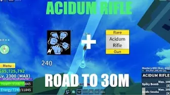 Bounty Hunting With Acidum Rifle + Superhuman | Blox Fruits | Update 17.2 | GL Roblox