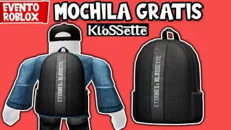 CONSIGUE MOCHILA de KLOSSETTE x ETERNOS GRATIS en ROBLOX | EVENTO ROBLOX FASHION KLOSSETTE