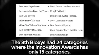 RIP ROBLOX BLOXY AWARDS