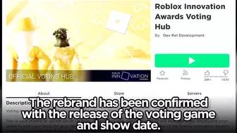 RIP ROBLOX BLOXY AWARDS