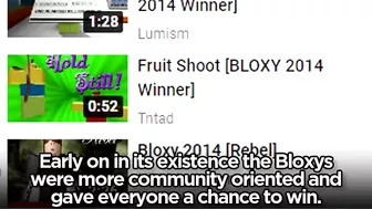 RIP ROBLOX BLOXY AWARDS