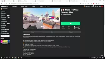 Novos EmoteS Grátis Mais 3 itens Grátis, Roblox Evento: Tommy Play