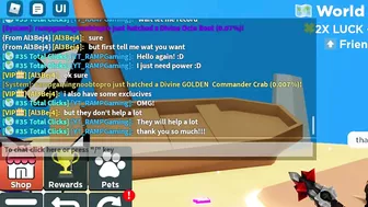 My Friends DONATED Insane Pets in Clicker Simulator (Roblox)