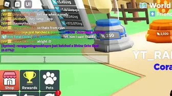 My Friends DONATED Insane Pets in Clicker Simulator (Roblox)