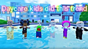 DAYCARE Characters Did This Trend | Roblox Trend