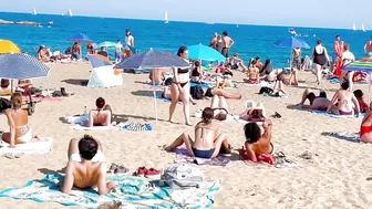 Barcelona beach walk, beach Barceloneta????️walking Spain best beaches