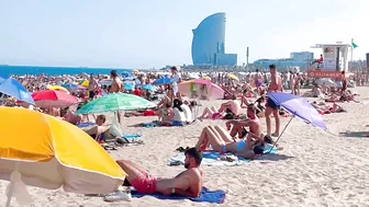 Barcelona beach walk, beach Barceloneta????️walking Spain best beaches