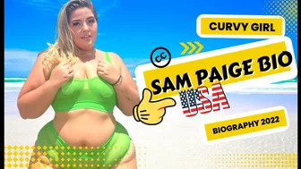 Sam Paige Curvy model Biography || Modelo de moda y una modelo plus size famosa en TikTik