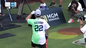 VLADIMIR GUERRERO Y DAVID ORTIZ en el SOFTBALL ???? GAME