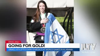 Israeli athletes earn 13 medals at World Games in Alabama