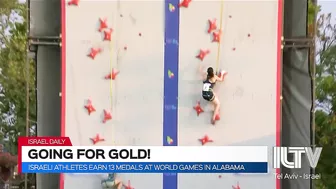 Israeli athletes earn 13 medals at World Games in Alabama