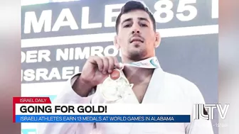 Israeli athletes earn 13 medals at World Games in Alabama