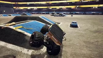 EARTHSHAKER Best Freestyle Moments from Monster Jam Games #monsterjam