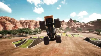 EARTHSHAKER Best Freestyle Moments from Monster Jam Games #monsterjam