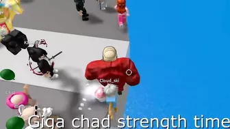 Me Pushing Players In Roblox