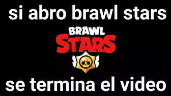 Si abro brawl stars se termina el video