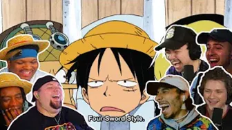 Zoro - The Four Sword Style User ???? || One Piece 130 || Reactions Compilation