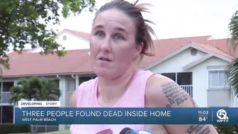 Neighbors react after 3 people found dead inside West Palm Beach condo