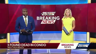 1 man, 2 women found dead in West Palm Beach condo