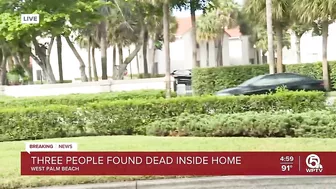 3 people found dead inside West Palm Beach condo