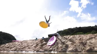 SLIP ‘N’ SLIDE OF DEATH v.s GIRLS IN BIKINIS! (HAWAII)