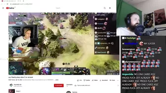 Forsen Reacts to xqc finally plays dota 2 on stream