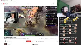 Forsen Reacts to xqc finally plays dota 2 on stream