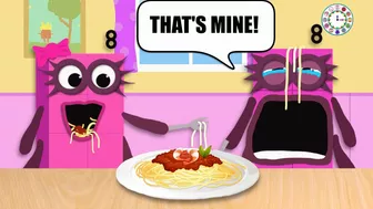 Numberblocks Steals Food from Octoblock on a Date Night | Funny Memes - Numberblocks Story