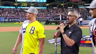 The Miz wins the 2022 Celebrity Softball Game MVP Award