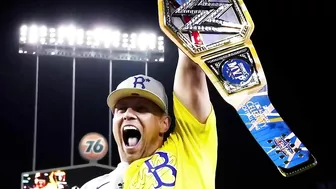 The Miz wins the 2022 Celebrity Softball Game MVP Award