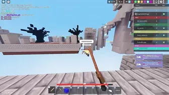 Only PC players can do this..???????????? in roblox bedwars..