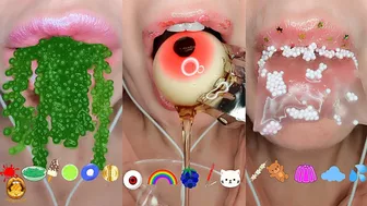 ASMR Eating Emoji Food Challenge TikTok Mashup 2022 Compilation Mukbang 먹방