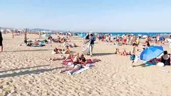 Barcelona beach walk/ beach Sant Miquel ????walking Spain best beaches