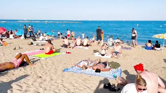 Barcelona beach walk/ beach Sant Miquel ????walking Spain best beaches