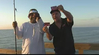 The first fish caught off the new Jacksonville Beach Pier