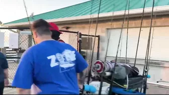 The first fish caught off the new Jacksonville Beach Pier