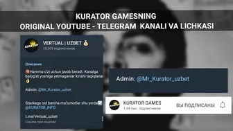 KIM O'ZI KURATOR???? @KURATOR GAMES