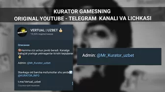 KIM O'ZI KURATOR???? @KURATOR GAMES