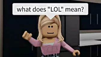 When your mom doesn't know slang words (meme) ROBLOX